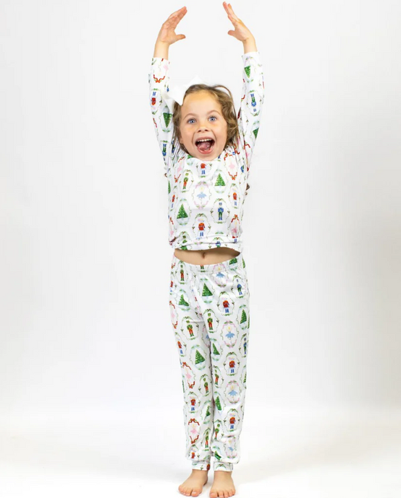 Kid's Nutcracker Waltz Long Sleeve Pajamas