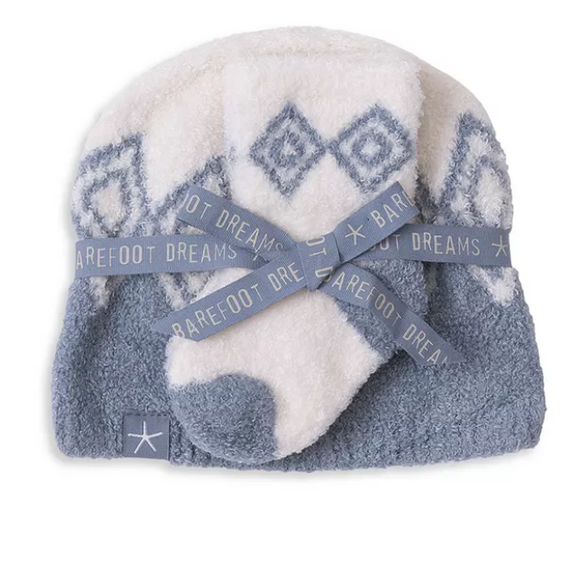 CCL Baby Fair Isle Beanie and Sock Set