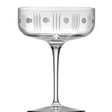 Mid-Century Modern Coupe Cocktail Glass | 10.25 oz