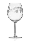 Icy Pine Balloon Wine Glass | 18 oz