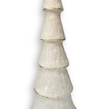 Paper Mache Tree | White & Gold