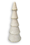 Paper Mache Tree | White & Gold