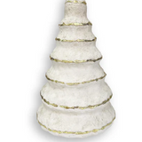 Paper Mache Tree | White & Gold