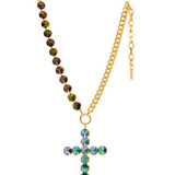 Felicity Necklace in Light Turquoise Lemon