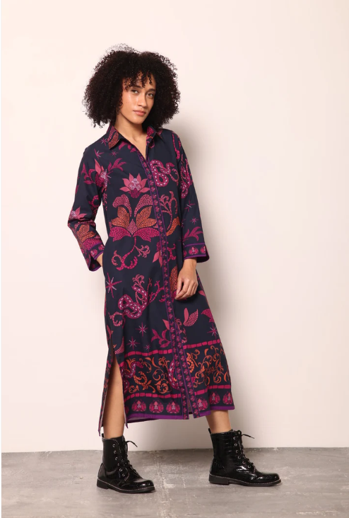 Eliza Dress | Midnight Mosaic