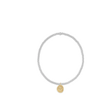 Extends Classic Mixed Metal 2mm Bracelet - Inspire Love Small Gold Disc