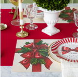 Red Flocked Runner - 30" x12'