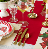 Red Flocked Runner - 30" x12'