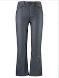 Kelsey High Rise Ankle Flare with Raw Hem | Silver Bell