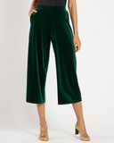 Lolly Velvet Pant | Palace Green