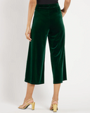 Lolly Velvet Pant | Palace Green