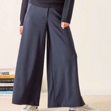 Simone Wide Leg Pant | Navy