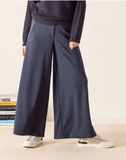 Simone Wide Leg Pant | Navy