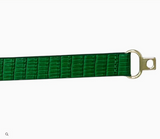 Thin Green Leather Belt
