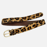 Diane Cow Hair and Leopard Belt