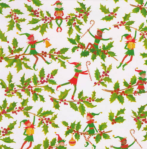 Jingle Elves Roll Wrap