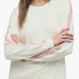 CCUL Heart Stripe Pullover | Pearl Bloom