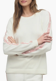 CCUL Heart Stripe Pullover | Pearl Bloom