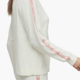 CCUL Heart Stripe Pullover | Pearl Bloom