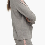 CCUL Heart Stripe Pullover | Dove Gray-Pink