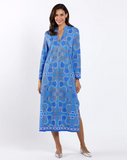 Minna Dress | Heritage Chains Peri/Gold