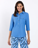 Sylvia Top Jude Cloth | Periwinkle