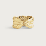 Feather Pave Ring