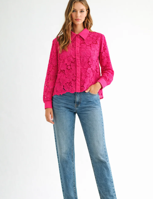 Catherine Top | Fuschia