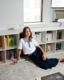 Wren Scallop Edge Crochet Polo