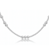 Choker Classic Sterling 4mm Bead