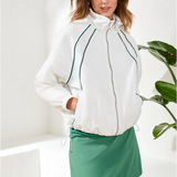 Zip Front Jacket | White