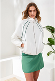 Zip Front Jacket | White