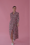 Luciana Tiger Dress | Pink