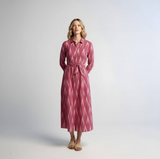 Luciana Ikat Multi Dress | Pink