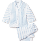 Olivia Wide Leg Pajama | Periwinkle Stripe