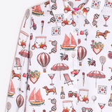 Mafalda Button Up Shirt in Vintage Blanco