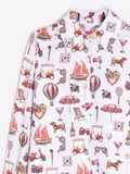 Mafalda Button Up Shirt in Vintage Blanco