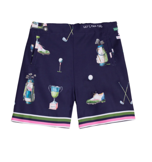Sandra Short Par Tee | Navy