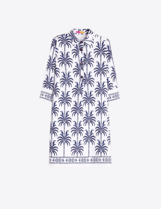 Miranda Palmeras Tucan Print Dress