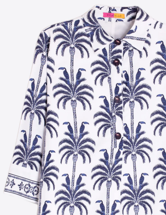 Miranda Palmeras Tucan Print Dress