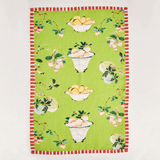 Fruit  Bowl Tea Towel | Green