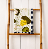 Water Garden Tea Towel | Navy