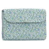 LUXE Hanging Toiletry  | Hamptons Floral with Chambray Pinstripe Liner
