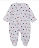Zippered Footie | Star-Spangled Freedom
