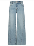 Meg High Rise Wide Leg Side Panel Raw Hem | Imagination