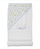 Hooded Towel with Mitt Set | Lemon Blossoms