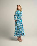 Luciana Ikat Multi Dress | Cyan