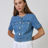 Serena Short sleeve Denim Jacket
