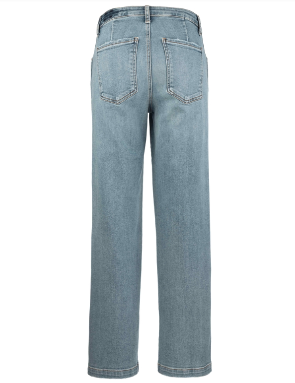 Pattie High Rise Straight Leg 5 Pocket Jeans | Outstanding