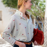 Emerson Button Up Top -Cherries on Top